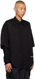 Julius Black Layered Shirt