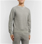 Secondskin - Mélange Loopback Cotton-Jersey Sweatshirt - Gray