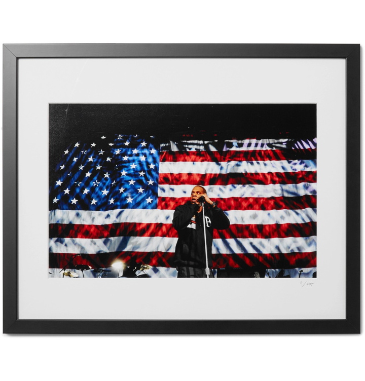 Photo: Sonic Editions - Framed 2012 Jay-Z in Columbus Print, 16" x 20" - Black