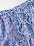 Peter Millar - Seahorse Paisley Straight-Leg Mid-Length Printed Swim Shorts - Blue