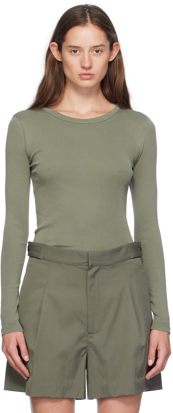 St. Agni Green Organic Cotton Long Sleeve T-Shirt