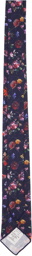 Engineered Garments Navy Floral Tie