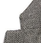 Officine Generale - Grey Slim-Fit Herringbone Wool Blazer - Gray