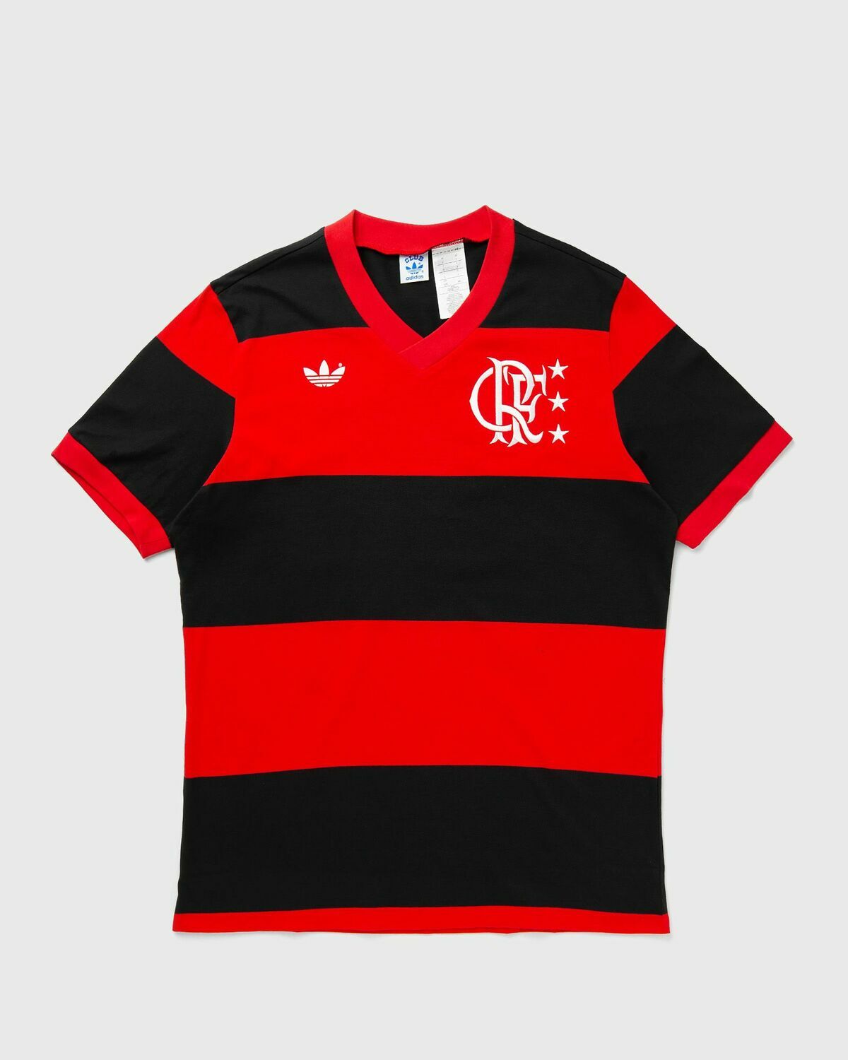 d*e様 フラメンゴアディダス80年代サッカーユニフォーム Flamengo サ Adidas CR Flamengo Home Jersey 81 Red Mens Team Tee adidas