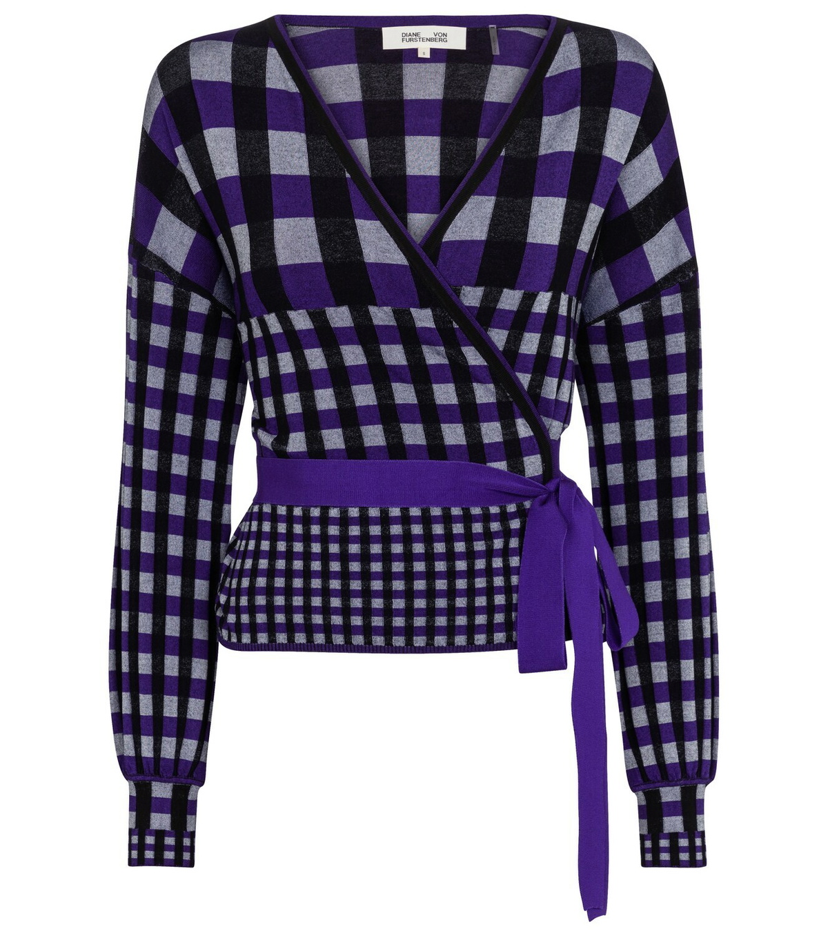 Diane von furstenberg wrap on sale sweater