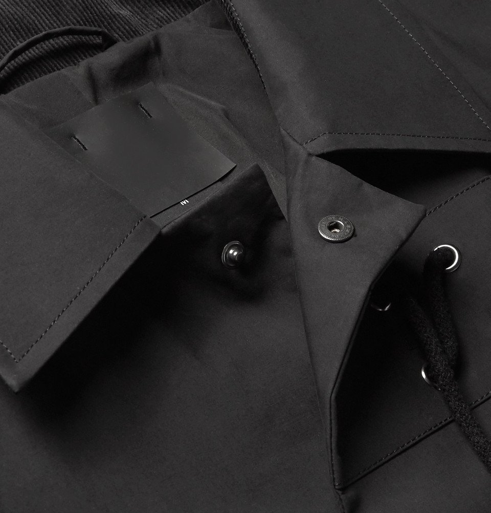 Craig Green - Lace-Detailed Bonded Cotton-Canvas Jacket - Men - Black