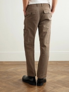 Mr P. - Edward Straight-Leg Cotton-Twill Cargo Trousers - Brown