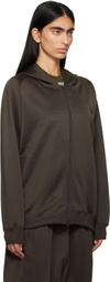NEEDLES Khaki Zipped Hoodie