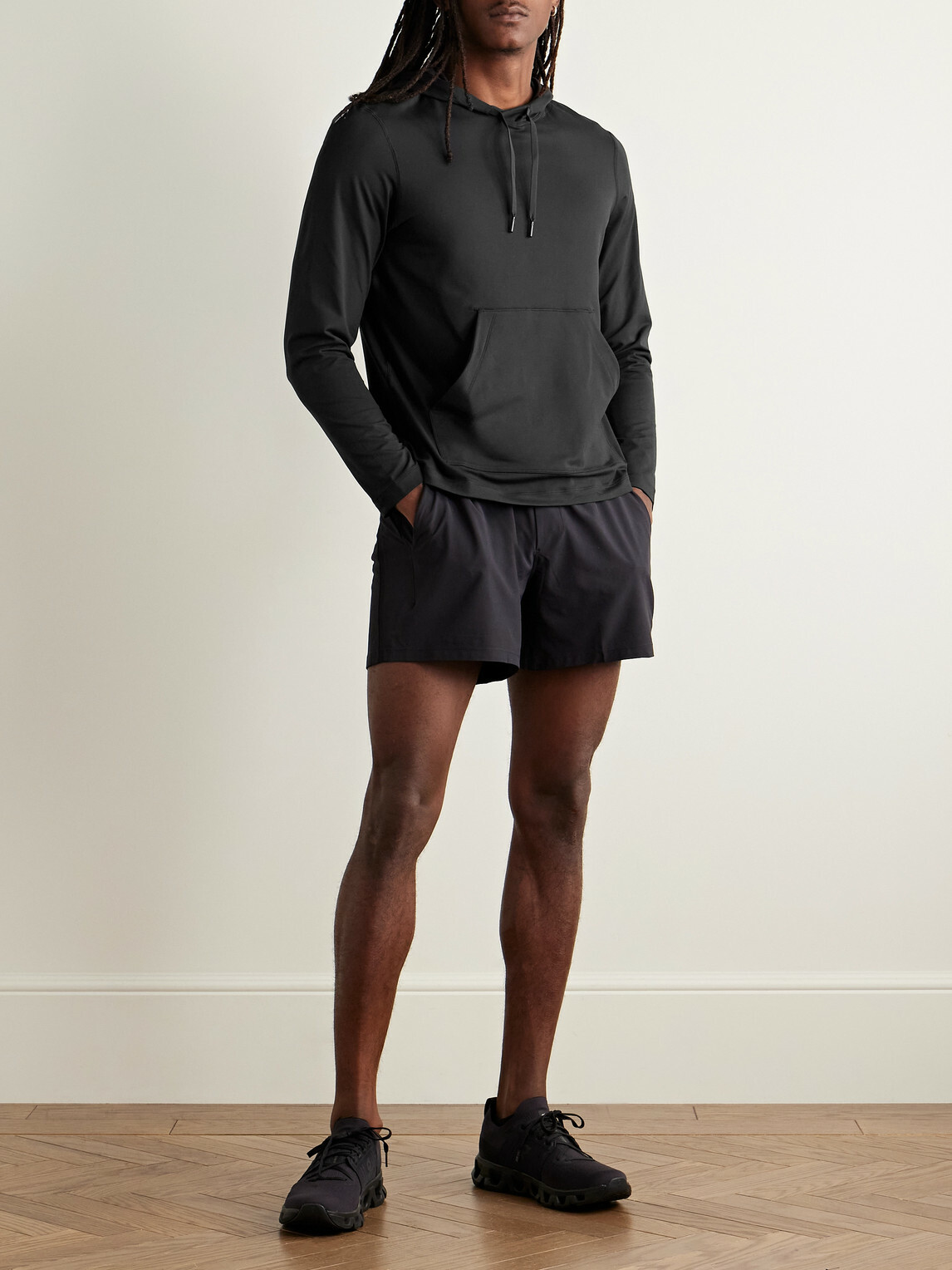 Lululemon - Stretch Recycled-Jersey Hoodie - Black