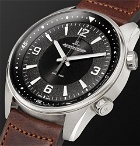 Jaeger-LeCoultre - Polaris Automatic Stainless Steel and Leather Watch - Men - Black