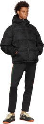 Gucci Black Jumbo GG Down Jacket