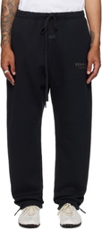 Fear of God ESSENTIALS Black Relaxed Fleece Sweatpants