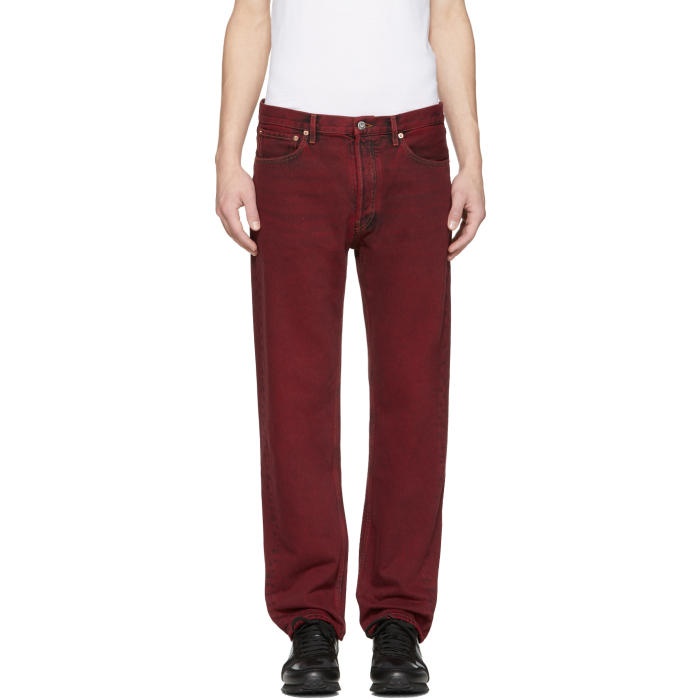 Photo: Valentino Red Cropped 50s Fit Jeans