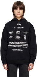 VTMNTS Black Movie Barcode Definition Hoodie