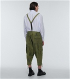 Junya Watanabe - Cropped wide-leg pants with suspenders