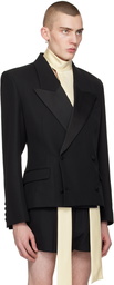 EGONlab Black Double-Breasted Blazer