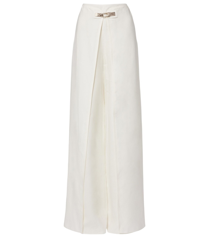 Photo: Ralph Lauren Collection Imann pleated linen wide-leg pants