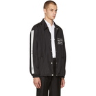 Maison Margiela Black Transaction Declined Receipt Jacket