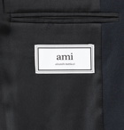 AMI PARIS - Slim-Fit Virgin Wool Blazer - Blue