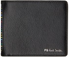 PS by Paul Smith Black Stripe Bifold Wallet