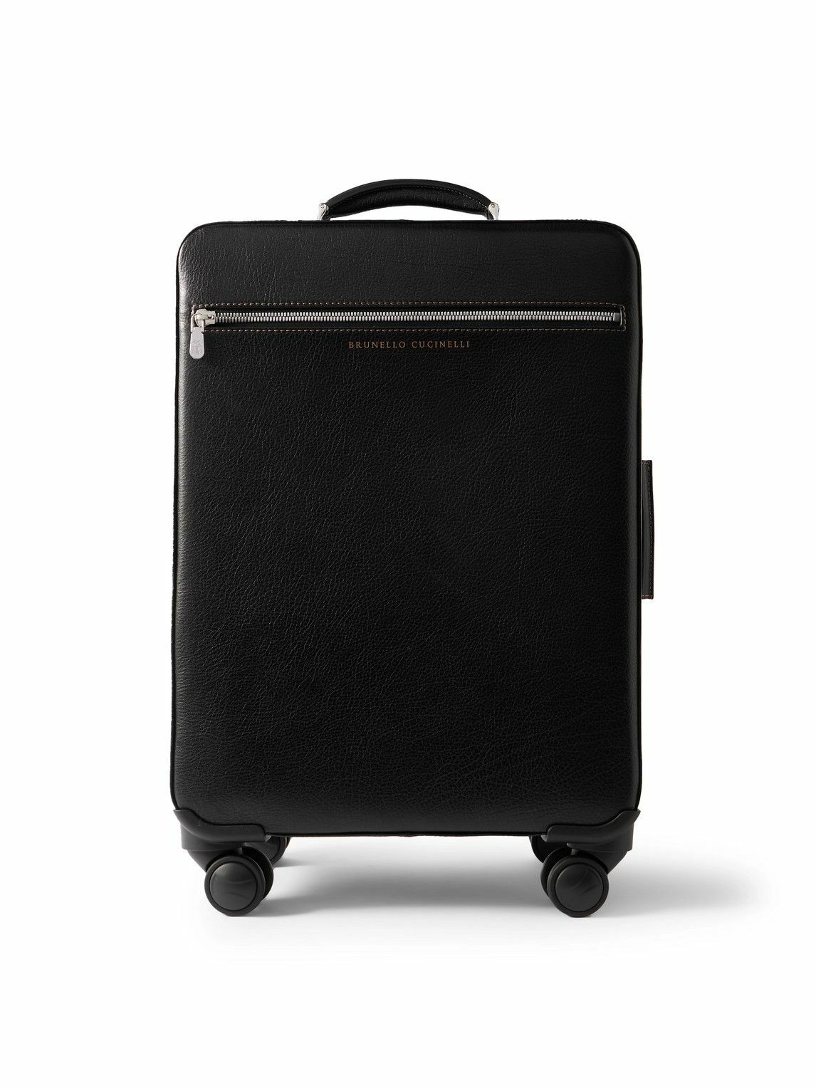 Brunello Cucinelli - Full-Grain Leather Carry-On Suitcase Brunello