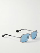 Jacques Marie Mage - Vasco Square-Frame Silver-Tone Sunglasses