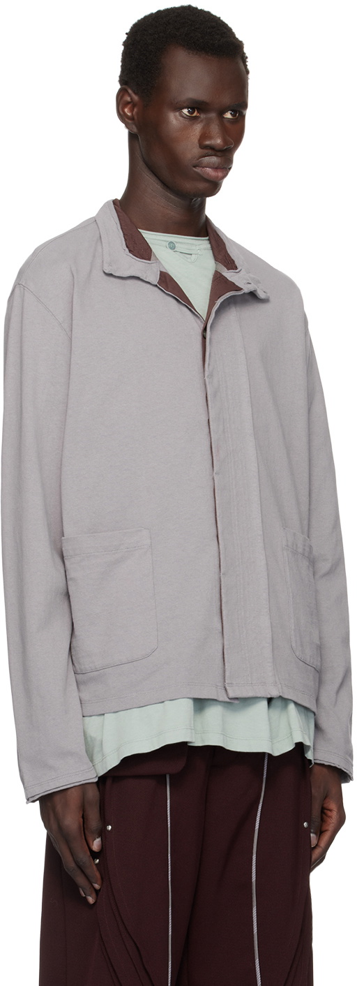 Kiko Kostadinov Gray Levi's Edition Jersey Cardigan Kiko Kiko Kostadinov Gray Levi's Edition Jersey Cardigan Kiko