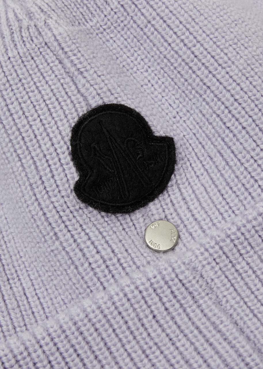 Moncler Genius 6 Moncler 1017 Ribbed Wool Beanie - Lilac