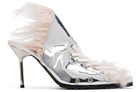 Ottolinger Silver Heel Mules