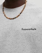 Thisisneverthat SKETCH EMBROIDERY CREWNECK Grey Mens Sweatshirt