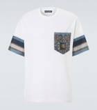 Dolce&Gabbana Printed cotton and silk T-shirt