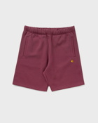 Carhartt Wip Chase Sweat Short Purple - Mens - Sport & Team Shorts