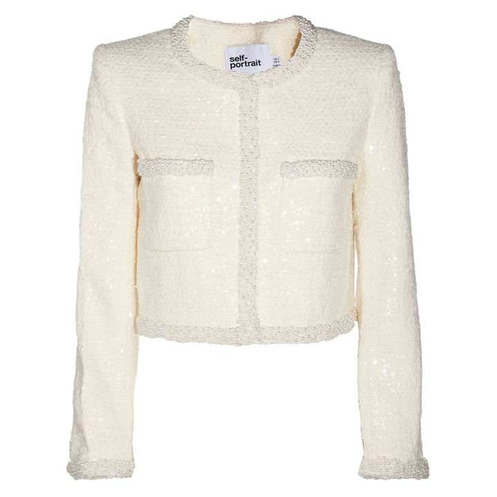 Photo: self-portrait Cream Casual Jacket