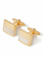 Lanvin - Gold-Plated Mother-of-Pearl Cufflinks