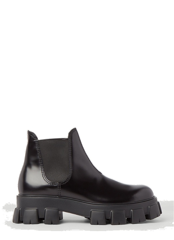 Photo: Monolith Leather Chelsea Boots in Black
