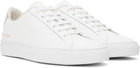 Common Projects White Retro Classic Sneakers