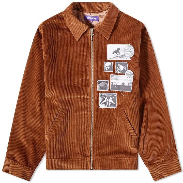 Photo: Fucking Awesome Men's Corduroy Patch Jacket in Brown