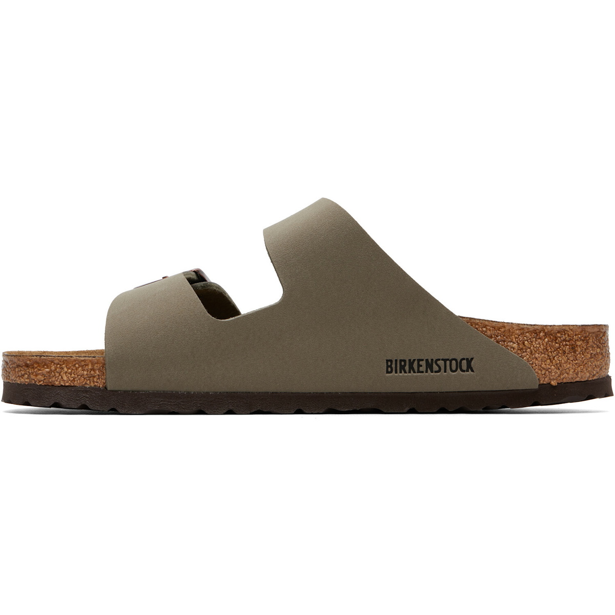 Birkenstock Gray Regular Arizona Birkibuc Sandals