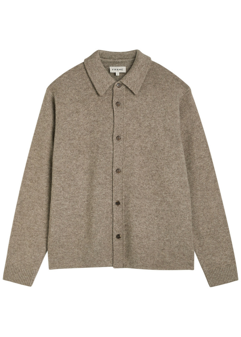 トップス RATS NATIVE MOHAIR KNIT CARDIGAN OPICLOTH Leopard Mohair V-Neck Cardigan