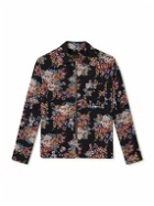 KAPITAL - Floral-Print Twill Jacket - Black