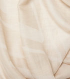 Max Mara Lancia cashmere, silk, and wool scarf