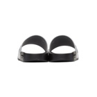 Givenchy Silver Logo Flat Sandals