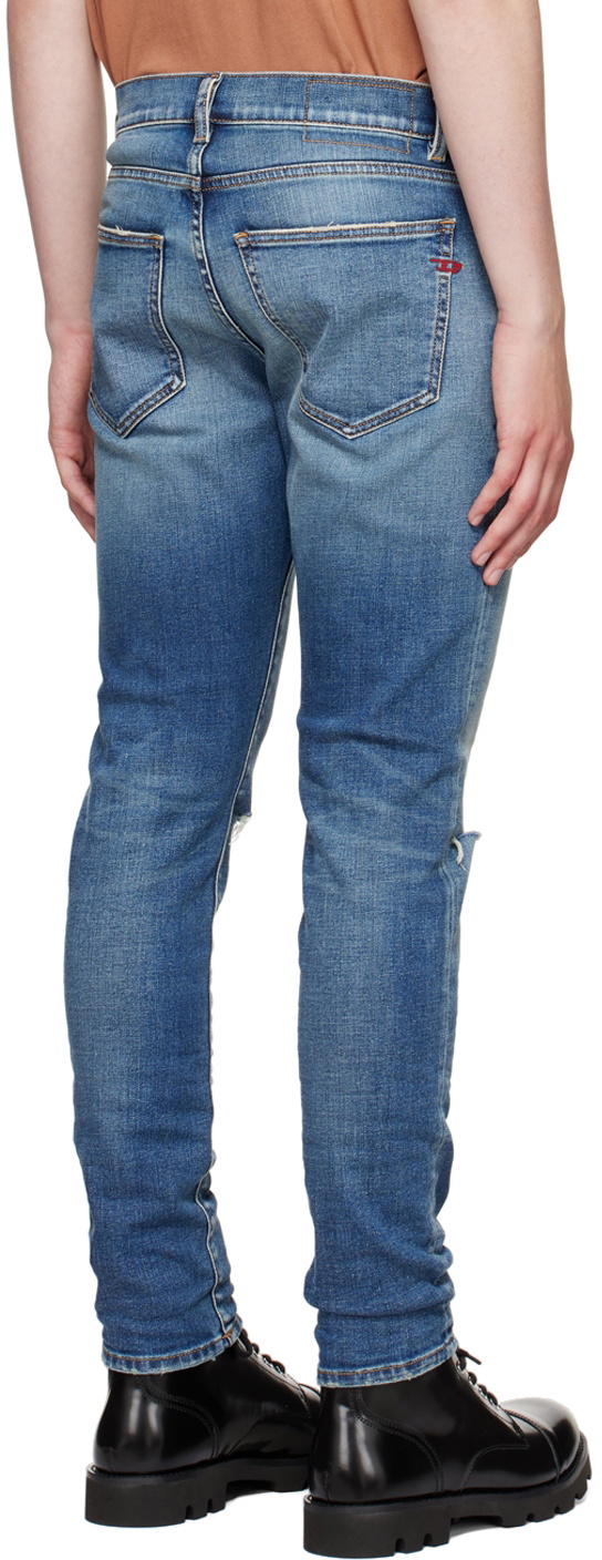 Diesel Blue Slit Jeans Diesel