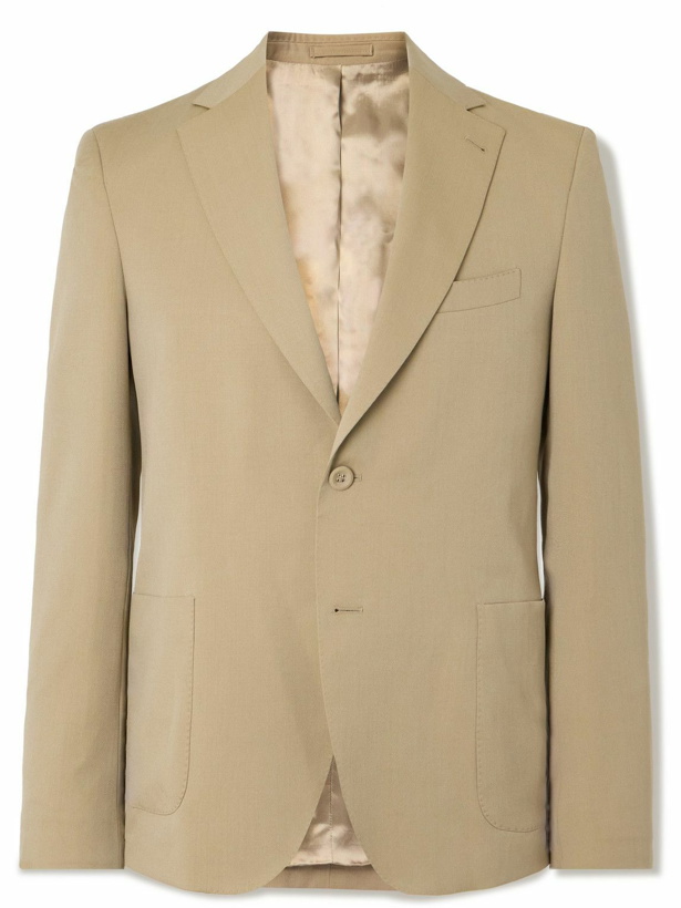 Photo: Officine Générale - Virgin Wool-Twill Suit Jacket - Neutrals