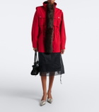 Prada Shearling-trimmed technical parka