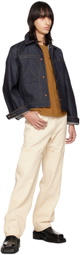 CARSON WACH Brown Printed Long Sleeve T-Shirt