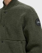 Canada Goose Hudson Fleece Bomber Grey Mens Bomber Jacket