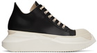 Rick Owens Drkshdw Black Abstract Sneakers