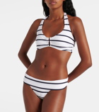 Heidi Klein Fold Over striped bikini bottom