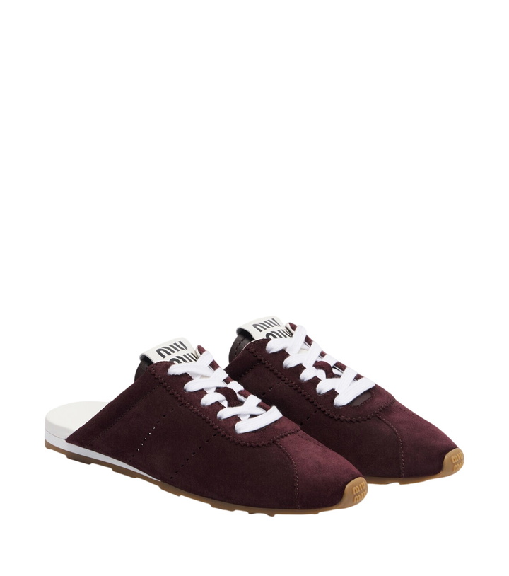 Photo: Miu Miu Plume suede mules
